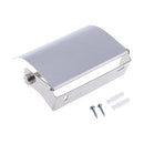 Marine Stainless Steel Bathroom Paper Towel Roll Holder w/ Cover Waterproof Dustproof