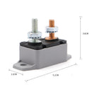 50Amp Auto Reset 12V 24V Circuit Breaker Car Automatic Fuse Metal Stud Bolt Type