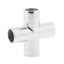 Marine Boat Yacht 316 Stainless Steel 4-Way Hand Rail Fitting 22mm 7/8