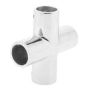 Marine Boat Yacht 316 Stainless Steel 4-Way Hand Rail Fitting 22mm 7/8