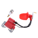 Ignition Coil Wire with Spark Plug for 2-Stroke 47cc 49cc Pocket Bike Kids ATV Mini Quad Chopper