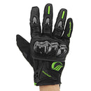 Touch Screen Carbon Fiber Sheepskin Gloves Motorcycle Racing Full Finger Glove