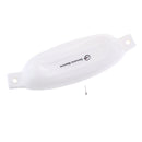 White Ribbed Marine Boat Fender 5.5''x20'' Vinyl Bumper Buoys Dock Protection