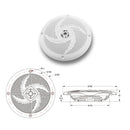 White 6.5 Inch Speaker Waterproof Audio Amplifier for Boat Marine Car RV