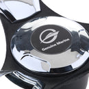 350mm 3/4'' Steering Wheel with Polished Chromed Spokes for Marine Boat Yacht