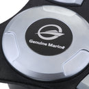350mm 3/4'' Steering Wheel with Matte Chromed Spokes for Marine Boat Yacht