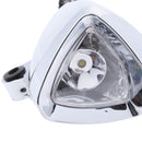 12V New Chrome Triangle Motorcycle Driving Fog Light Spot Lamp 95mm 3.74