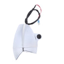 12V New Chrome Triangle Motorcycle Driving Fog Light Spot Lamp 95mm 3.74