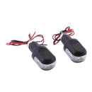 Motorcycle 22mm 7/8" Handlebar LED Turn Signal Blinker Indicator Light 12V Clear Lens