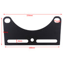 Motorcycle Bottom Mount Dual Headlight Head Light Bracket For Harley Black