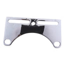Motorcycle Bottom Mount Dual Headlight Head Light Bracket For Harley Silver
