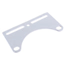 Motorcycle Bottom Mount Dual Headlight Head Light Bracket For Harley Silver