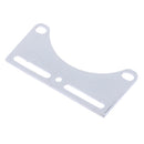 Motorcycle Bottom Mount Dual Headlight Head Light Bracket For Harley Silver