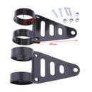 Heavy Duty Metal Head Light Spot Light Fork Mounting Bracket for Motorcycle Harley Yamaha