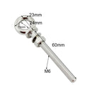 60mm Long Shank Collared Eye Bolt - Marine 316 Grade Stainless Steel