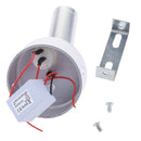 12V 3W 3000K Interior LED Spot Reading Light Wall Mount Silver