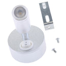 12V 3W 3000K Interior LED Spot Reading Light Wall Mount Silver