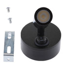 12V 3W 3000K Interior LED Spot Reading Light Wall Mount Black