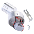5W 12V LED Boat Reading Switch Light Wall Lamp Silver Shell Warm White LED
