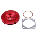 RED ENGINE CYLINDER HEAD COVER CASE CASING FOR 2 STROKE 47CC 49CC MOTORBIKE