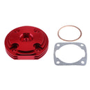 RED ENGINE CYLINDER HEAD COVER CASE CASING FOR 2 STROKE 47CC 49CC MOTORBIKE