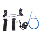 Throttle Cable Control Handle Grips Kill Switch Brake Levers Kit for 2 Stroke 47CC 49CC Mini Pocket Bike