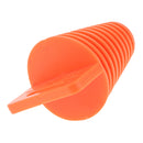 Muffler Tail Pipe Exhaust Silencer Wash Plug Bung for 2 and 4Stroke Motorcycle Dirt Bike 32-60mm Orange