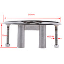 Boat Pull Up Cleat / Pop Up 6'' Flush Mount Lift Marine 316 Stainless Steel