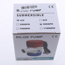Mini Bilge Water Pump 500 GPH 12V for Boat Marine Plumbing Submersible