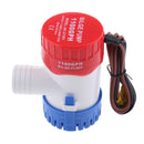 1100GPH 24V Submersible Bilge Water Pump Camping Marine Boat 19mm Inlet
