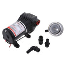 24V 10.5LPM Self Priming Water Pressure Diaphragm Pump for Boat Marine RV