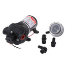 24V 10.5LPM Self Priming Water Pressure Diaphragm Pump for Boat Marine RV