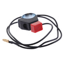 Red Button Universal Motorcycle 7/8" Handlebar Mount ATV Dirt Bike Kill On-Off Switch