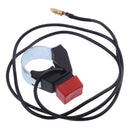 Red Button Universal Motorcycle 7/8" Handlebar Mount ATV Dirt Bike Kill On-Off Switch