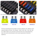 12-Way Fuse Box Blade Holder Block LED Vehicle Circuit for Car Auto 32V 100A
