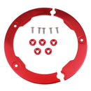 Red Motorbike CNC Aluminum Transmission Belt Pulley Cover for Yamaha TMAX530