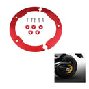 Red Motorbike CNC Aluminum Transmission Belt Pulley Cover for Yamaha TMAX530