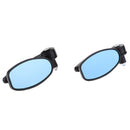 Universal Black Motorcycle 7/8'' Handle Bar End Side Mirrors for Cruiser Sport Bikes