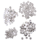 100 Pieces Stainless Steel Fastener Snap Set, Include Button Stud Socket