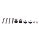 Detachable Backrest Docking Hardware Kit for Harley Sportster XL1200 883
