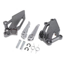 Pair Titanium Motorcycle Foot Pegs Footrests Brackets for Kawasaki EX250R Ninja 2013