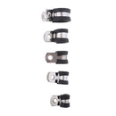 44Pcs Stainless Steel Rubber Cushion Cable Pipe Clamps with Storage Case