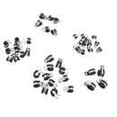 44Pcs Stainless Steel Rubber Cushion Cable Pipe Clamps with Storage Case