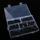 44Pcs Stainless Steel Rubber Cushion Cable Pipe Clamps with Storage Case