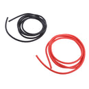10ft 10AWG Flexible Silicone Wire Cable (Black 5ft + Red 5ft) For Car Boat