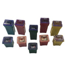 10Pcs Car Upfitters Automotive Square Shaped Assortment Fuse Kit 20A 30A 40A