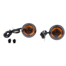 Rear LED Turn Signal Lights With Bracket For Harley Sportster XL 883 1200 48