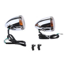 Rear LED Turn Signal Lights With Bracket For Harley Sportster XL 883 1200 48