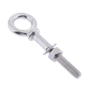 Long Lifting Eye Bolt M8 x 40mm Stainless Steel 304 Nut Washer Boat Shade