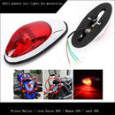 Motorcycle ATV Dirt Bike Brake Stop Running Tail Light Universal 12V Red
